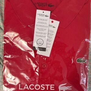 Lacoste Sport Red Polo Shirt